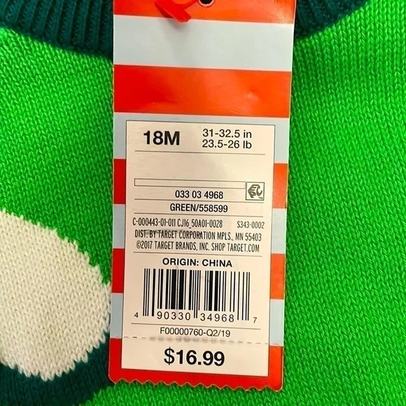 𝅺nwt 3D Dinosaur Sweater Kid’s Top | 18 Months 18M - Picture 3 of 4